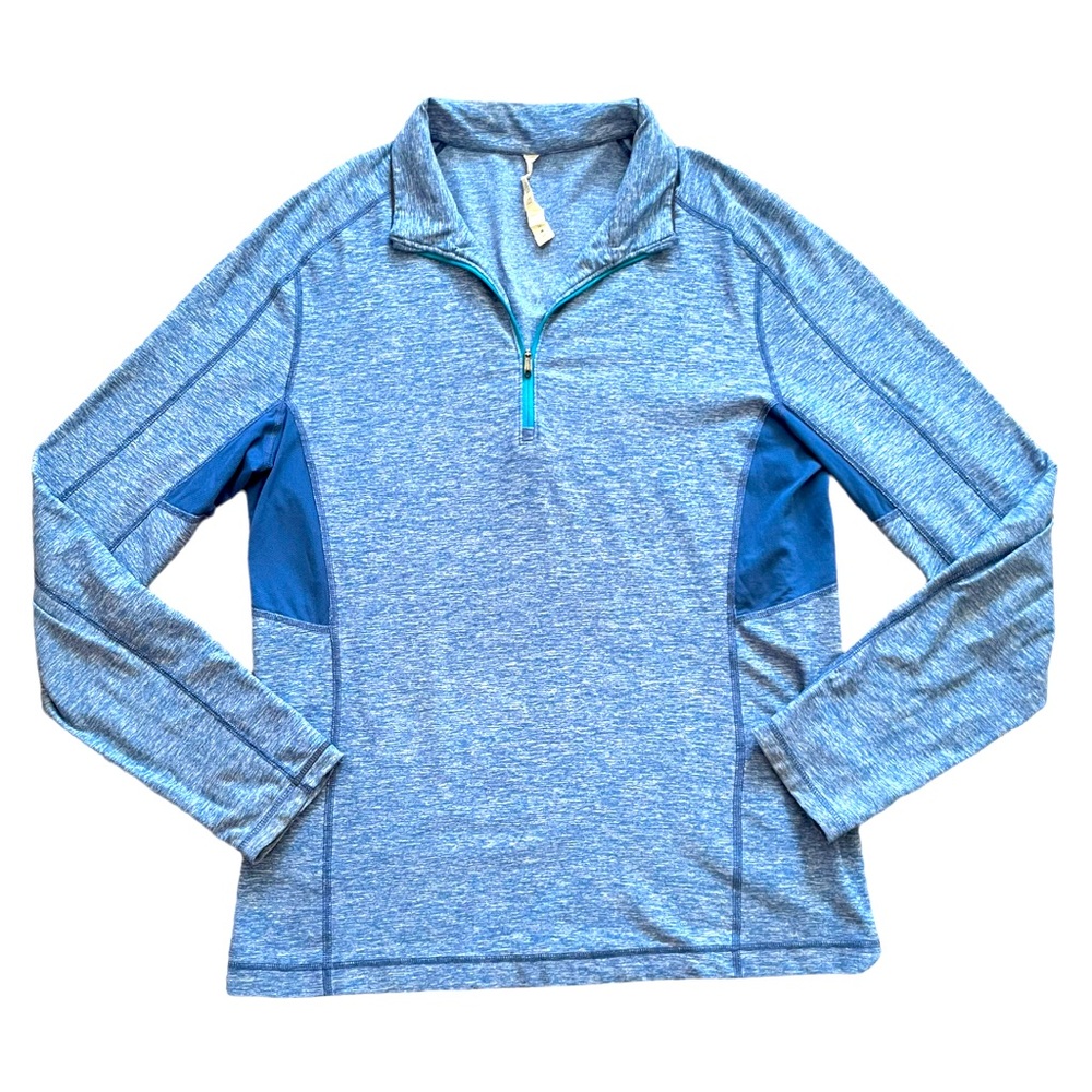 Lululemon Blue Velocity 1/4 Zip Longsleeves Shirt Men’s Size XL